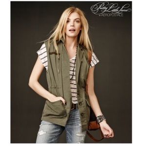 Aeropostale Army Green Vest